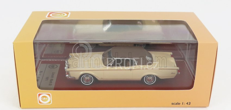 Great-iconic-models Lincoln Continental Mark Iii 1971 1:43 Beige