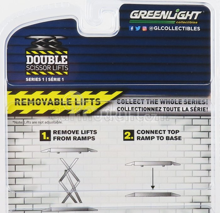 Greenlight Accessories Garage Set Officina Dvousloupový zvedák 1:64