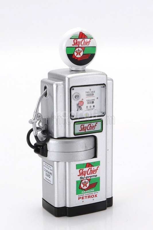Greenlight Accessories Pompa Benzina - Wayne 100-a Gas Pump Texaco Gasoline 1948 1:18 Grey