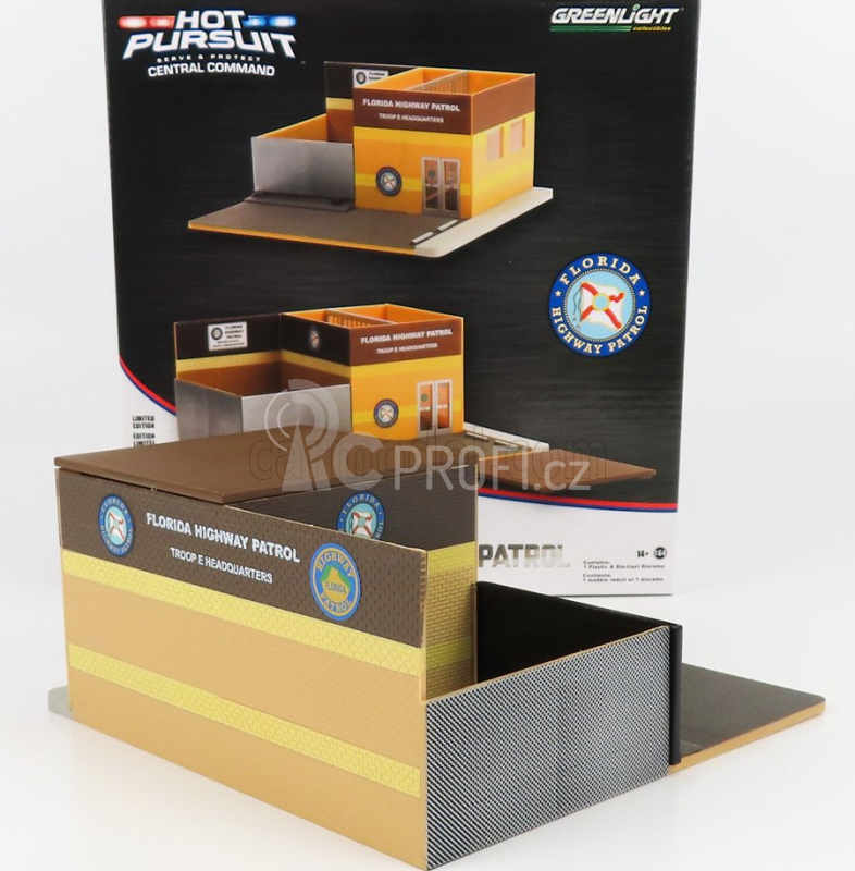 Greenlight Accessories Set Florida Highway Patrol Station 1:64