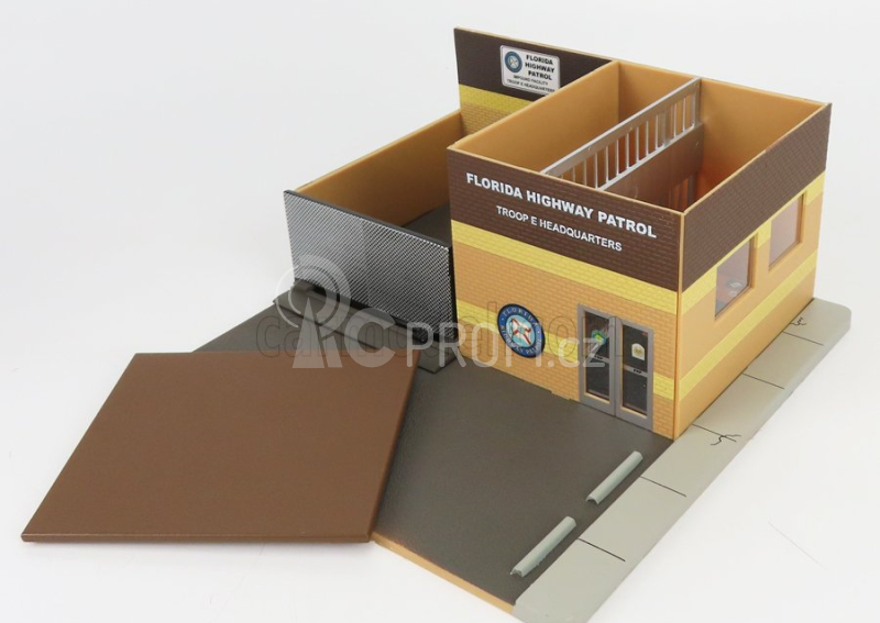 Greenlight Accessories Set Florida Highway Patrol Station 1:64