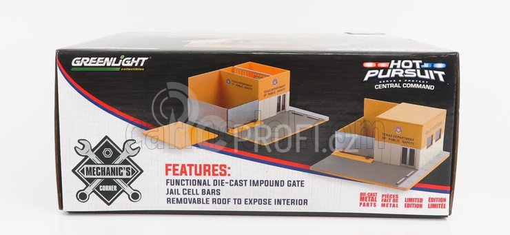 Greenlight Accessories Set Texas Highway Patrol Station 1:64