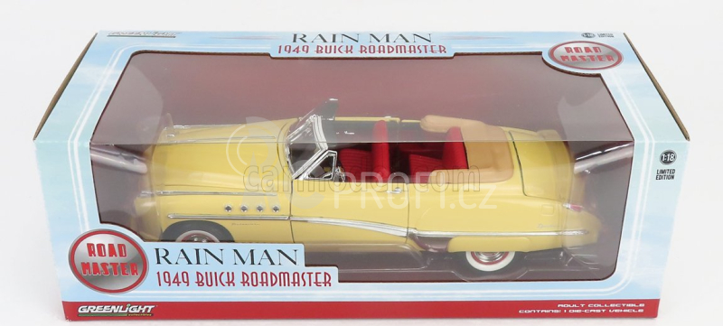 Greenlight Buick Roadmaster Cabriolet Open 1949 - Charlie Babbitt's Rain Man 1:18 Cream