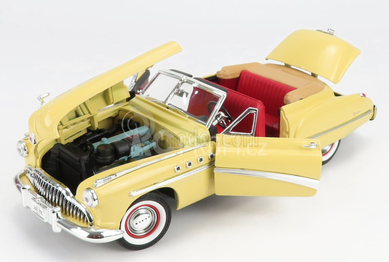 Greenlight Buick Roadmaster Cabriolet Open 1949 - Charlie Babbitt's Rain Man 1:18 Cream