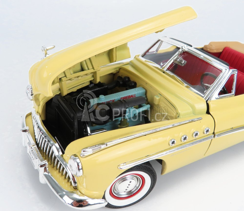 Greenlight Buick Roadmaster Cabriolet Open 1949 - Charlie Babbitt's Rain Man 1:18 Cream
