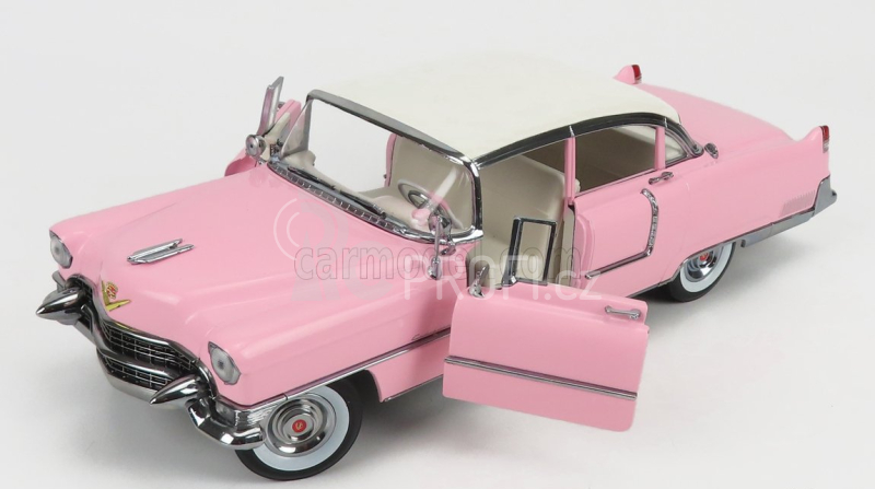 Greenlight Cadillac Fleetwood Series 60 1955 1:18, růžová