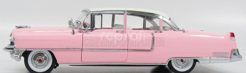 Greenlight Cadillac Fleetwood Series 60 1955 - Personal Car Elvis Presley 1:18 Růžová Bílá