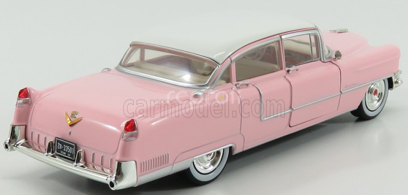 Greenlight Cadillac Fleetwood Series 60 1955 - Personal Car Elvis Presley 1:24 Růžová Bílá