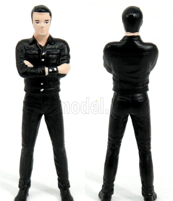 Greenlight Cadillac Fleetwood Series 60 With Figure 1955 - Personal Car Elvis Presley 1:43 Růžová Bílá