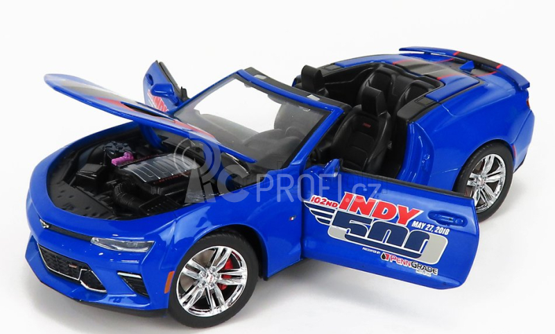Greenlight Chevrolet Camaro Ss Spider Offical Pace Car 1:24, modrá