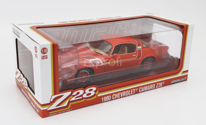 Greenlight Chevrolet Camaro Z/28 Hugger Coupe 1980 1:18 Orange