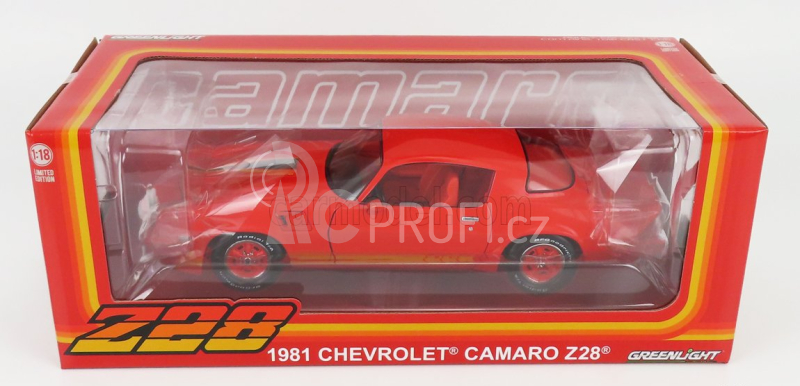 Greenlight Chevrolet Camaro Z/28 Turbo Z Coupe 1981 1:18 Orange