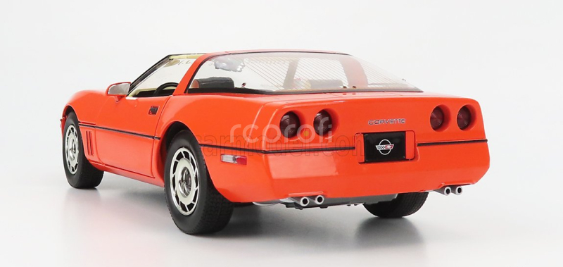 Greenlight Chevrolet Corvette C4 1984 - Jim Gillmore & A.j. Foyt Limited Edition 1:18 Hugger Orange