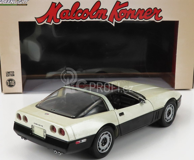 Greenlight Chevrolet Corvette C4 Coupe 1986 - Malcom Konner 1:18, béžová