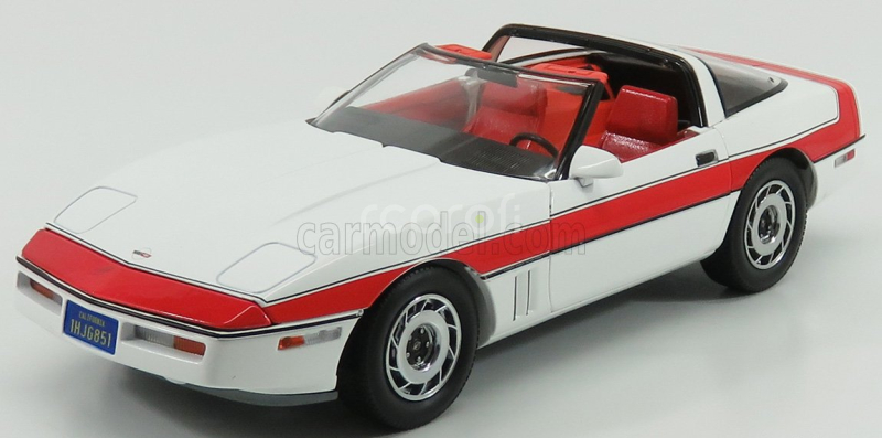 Greenlight Chevrolet Corvette C4 The A-team 1984 1:18 Bílá Červená