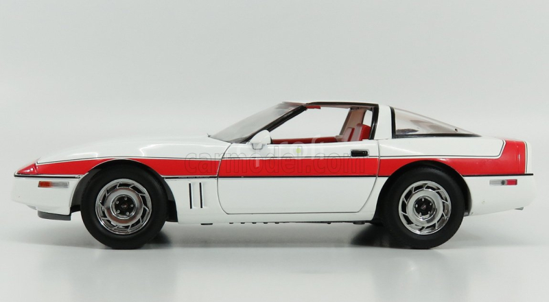 Greenlight Chevrolet Corvette C4 The A-team 1984 1:18 Bílá Červená