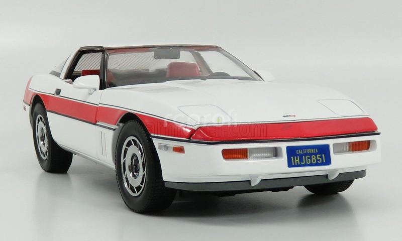 Greenlight Chevrolet Corvette C4 The A-team 1984 1:18 Bílá Červená