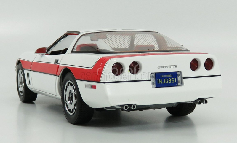 Greenlight Chevrolet Corvette C4 The A-team 1984 1:18 Bílá Červená
