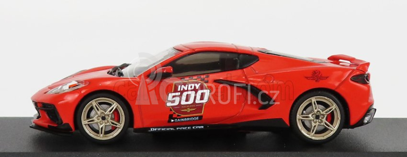 Greenlight Chevrolet Corvette C8 Offical Pace Car Indianapolis 500 Mile Race 2020 1:43 Red