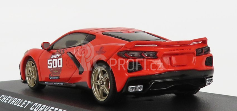 Greenlight Chevrolet Corvette C8 Offical Pace Car Indianapolis 500 Mile Race 2020 1:43 Red