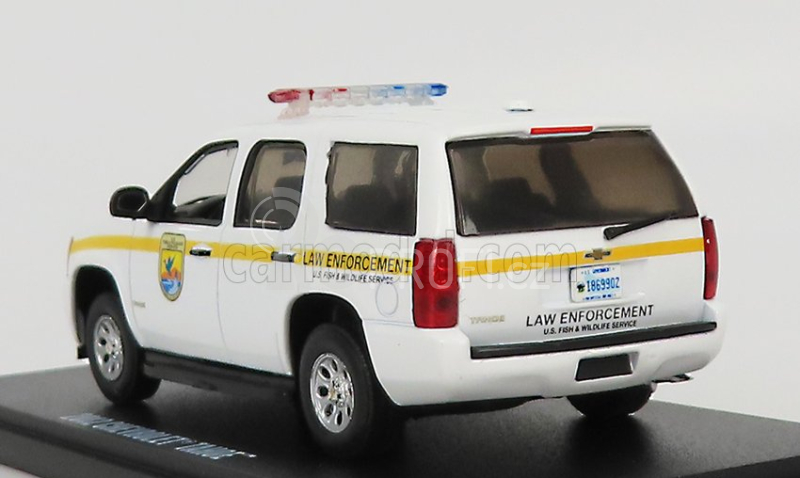 Greenlight Chevrolet Tahoe Police U.s. Fish & Wildlife Service 2012 1:43 Bílá