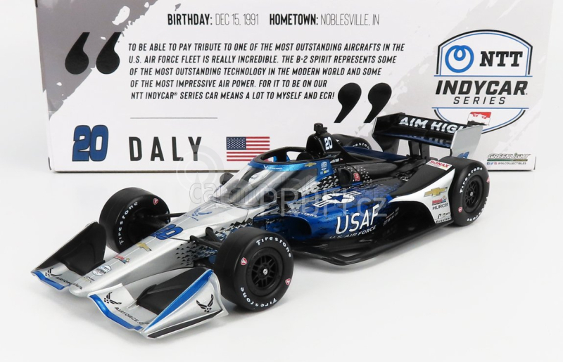 Greenlight Chevrolet Team Ed Carpenter Racing N 20 1:18, modrostříbrná