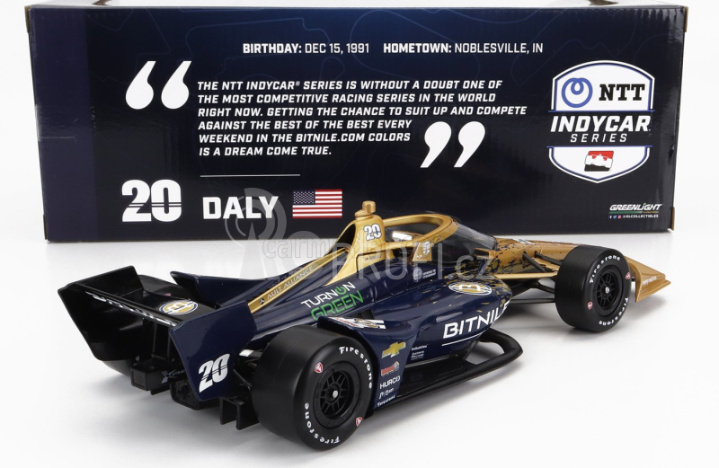 Greenlight Chevrolet Team Ed Carpenter Racing N 20 1:18, zlatá