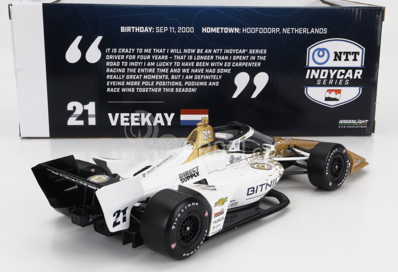 Greenlight Chevrolet Team Ed Carpenter Racing N 21 1:18, zlatá