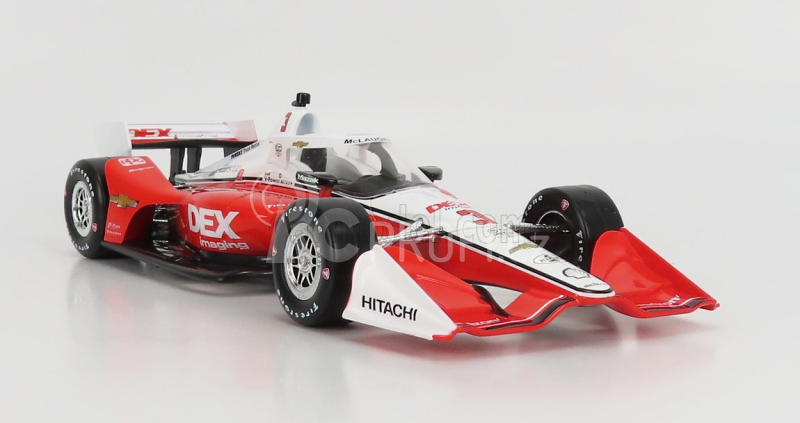 Greenlight Chevrolet Team Penske Dex Imaging N 3 1:18, červenobílá