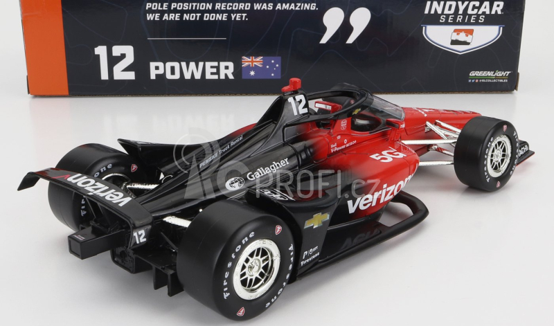 Greenlight Chevrolet Team Penske N 12 1:18, červená