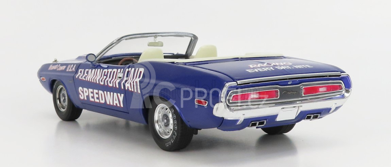 Greenlight Dodge Challenger Cabriolet Open Flemington Fair Speedway 1971 1:18