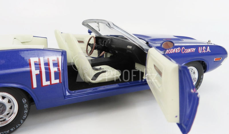 Greenlight Dodge Challenger Cabriolet Open Flemington Fair Speedway 1971 1:18