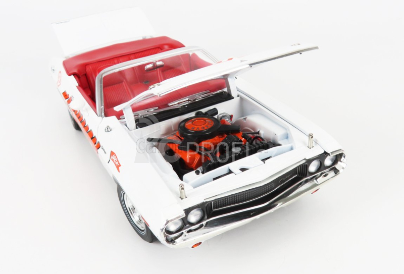Greenlight Dodge Challenger Convertibile Kochman Hell Drivers 1970 1:18, bílá