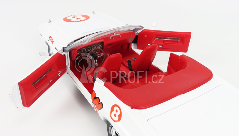 Greenlight Dodge Challenger Convertibile Kochman Hell Drivers 1970 1:18, bílá