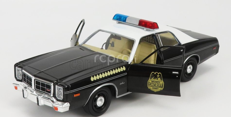 Greenlight Dodge Monaco Police Hatchapee 1977 1:24 Černá Bílá