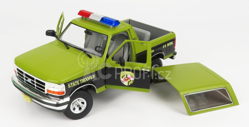 Greenlight Ford usa Bronco Maryland State Police 1996 1:18 Zelená Černá