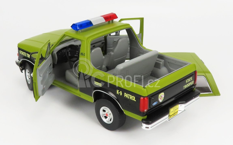 Greenlight Ford usa Bronco Maryland State Police 1996 1:18 Zelená Černá