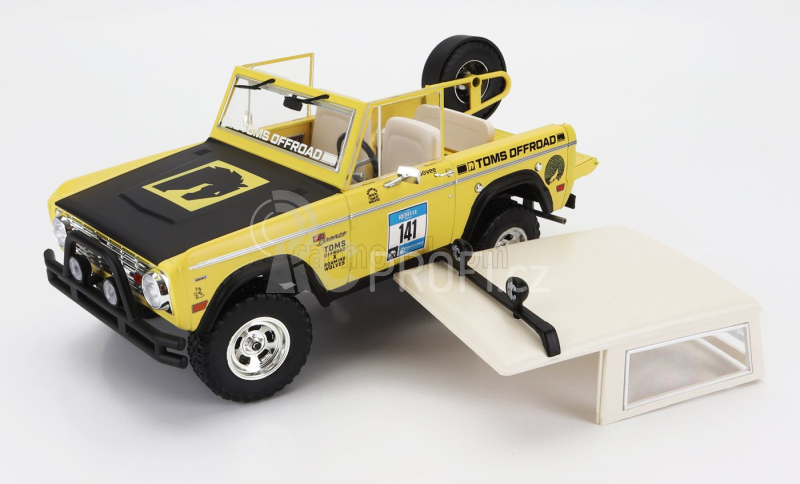 Greenlight Ford usa Bronco N 141 Rally Rebelle 1969 1:18 Žlutá Černá Bílá