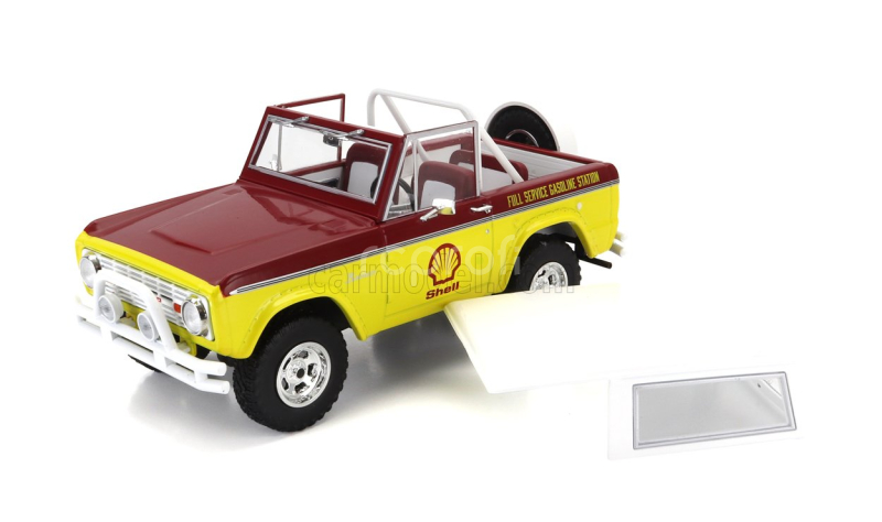 Greenlight Ford usa Bronco Shell Oil 1977 1:24 Žlutá Červená Bílá