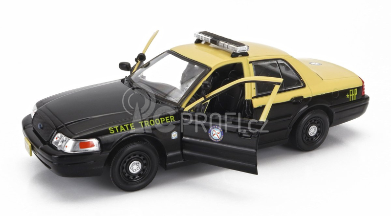 Greenlight Ford usa Crown Victoria Police Interceptor Florida 2010 1:24 Černý Krém