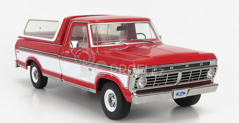 Greenlight Ford usa F-100 Pick-up 1956 Closed 1975 1:18, červená