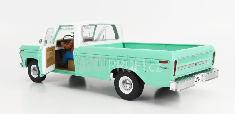 Greenlight Ford usa F-100 Pick-up Forest Service Green 1975 1:18, světle zelená