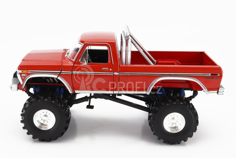Greenlight Ford USA F-250 Monster Truck Godzilla 1974 1:18, červená