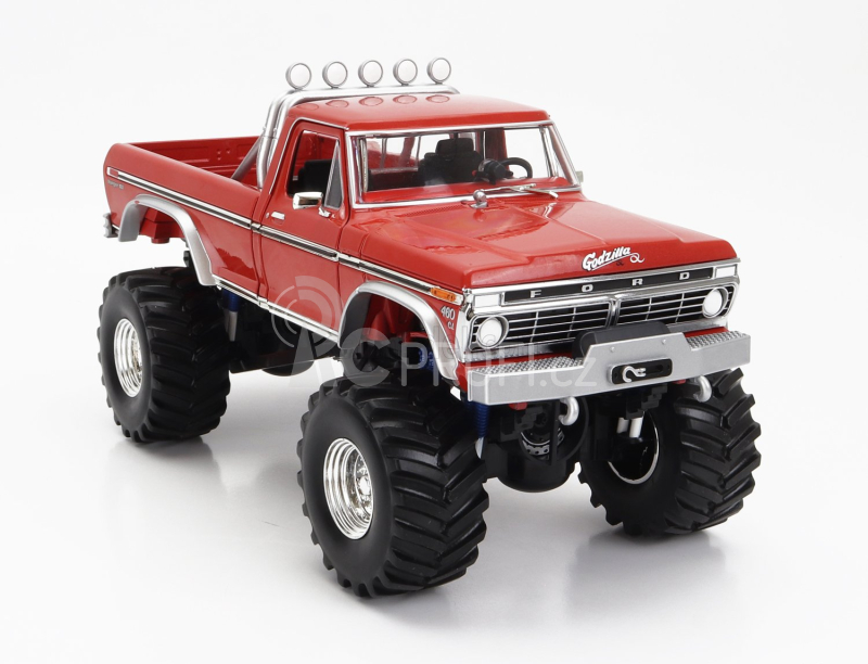 Greenlight Ford USA F-250 Monster Truck Godzilla 1974 1:18, červená