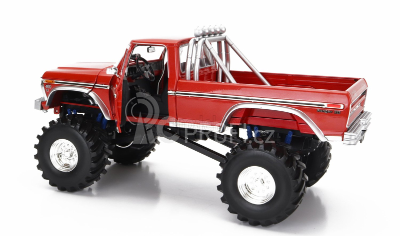 Greenlight Ford USA F-250 Monster Truck Godzilla 1974 1:18, červená