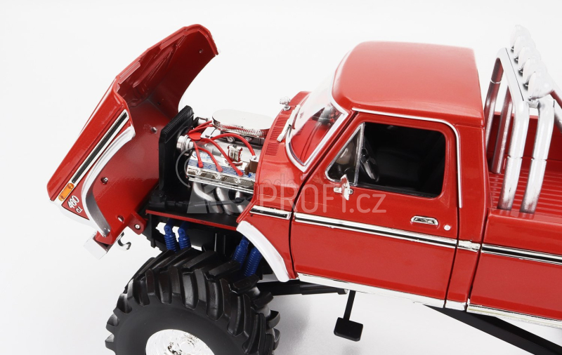 Greenlight Ford USA F-250 Monster Truck Godzilla 1974 1:18, červená