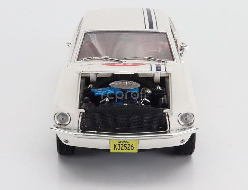 Greenlight Ford usa Mustang Coupe N 23 Thrill Circus By Karnes 1967 - The Mod Squad 1:18 Bílá