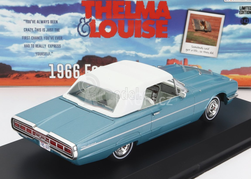 Greenlight Ford usa Thunderbird Cabriolet Closed 1966 - Thelma & Louise 1:43