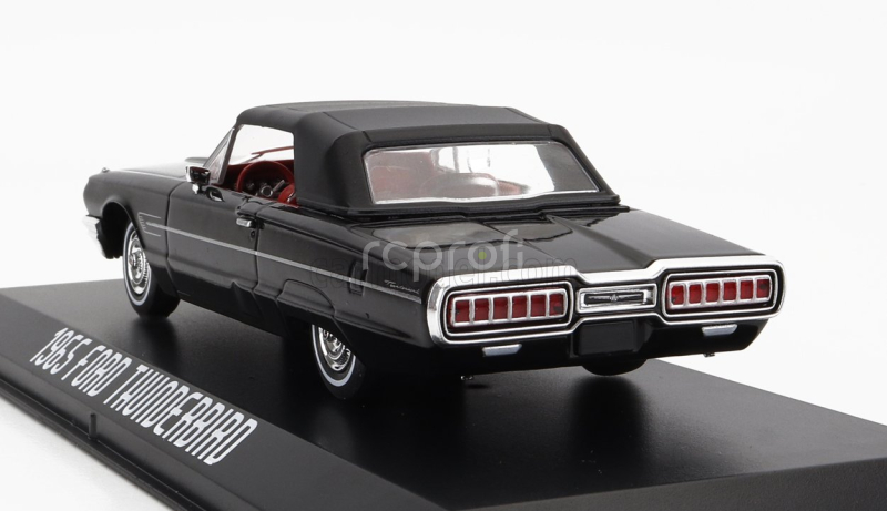 Greenlight Ford usa Thunderbird Cabriolet Soft-top Closed 1965 1:43 Black
