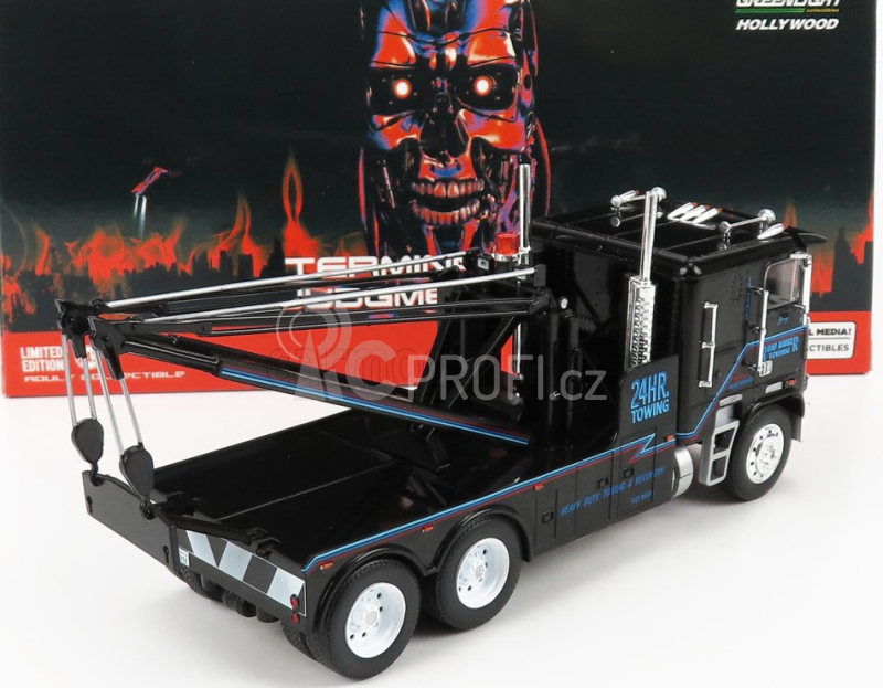 Greenlight Freightliner Fla 9664 Odtahový vůz 1991 - Terminator 2 1:43, černá